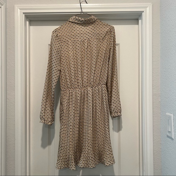 scallop geometric print dress - Picture 8 of 10